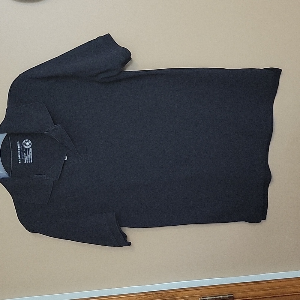 Mens Sz Sm polo black  shirt